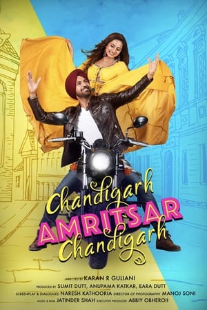Chandigarh Amritsar Chandigarh (2019) Punjabi Movie | Hindi Dubbed Movie HDRip - [300MB]